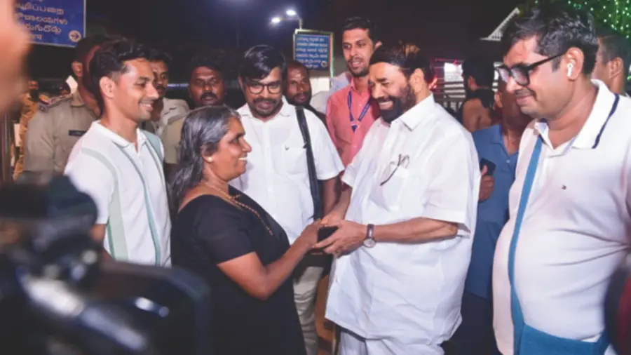 Minister V N Vasavan.