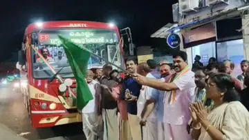 Minister's Husband Inaugurates KSRTC Service.jpg
