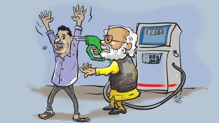 Modi Petrol Fuel Price