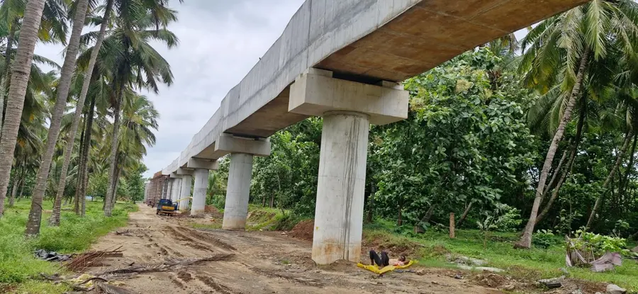 മൂലത്തറ വലതുകര കനാൽ ഒന്നാം ഘട്ടത്തിൽ പൂർത്തിയായ ഭാഗം