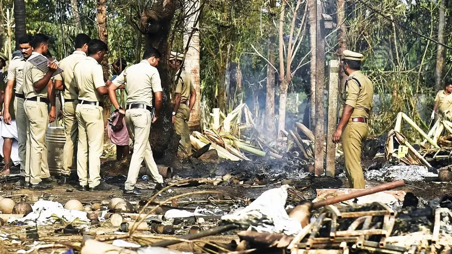 Mundathikode Blast Police Searching