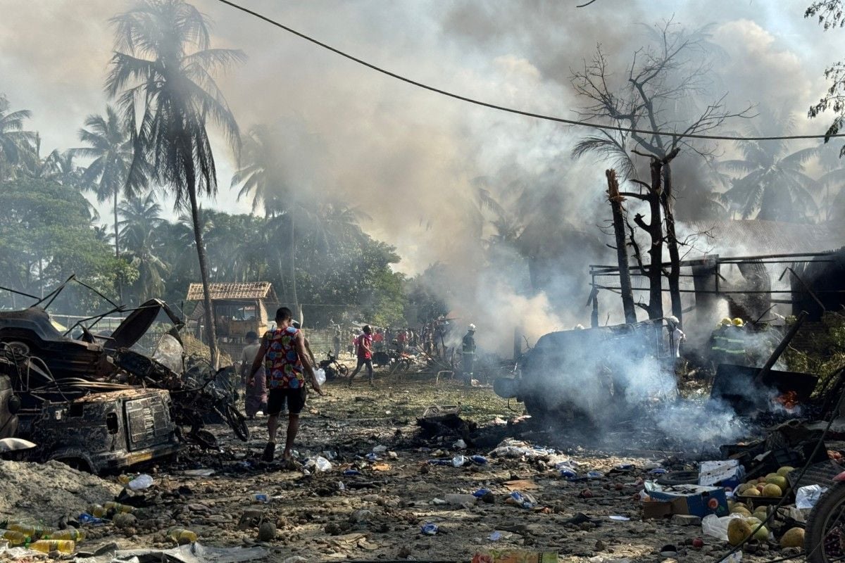 Myanmar airstrike