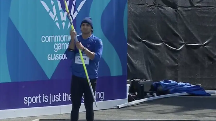 Neeraj Chopra Commonwealth Games Glasgow javelin throw final