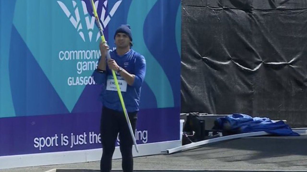 Neeraj Chopra Commonwealth Games Glasgow javelin throw final