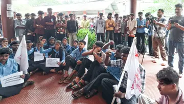 Nilambur ITI SFI protest