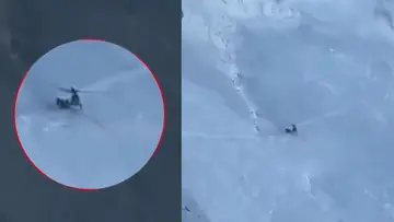 Nun Kun Indian Army helicopter landing