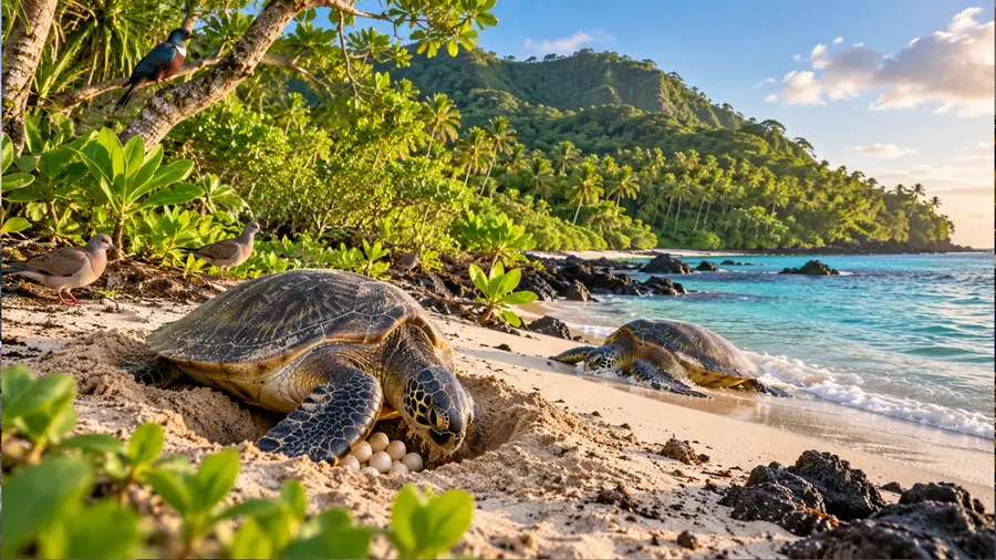 Nu'utele Island AI IMAGE
