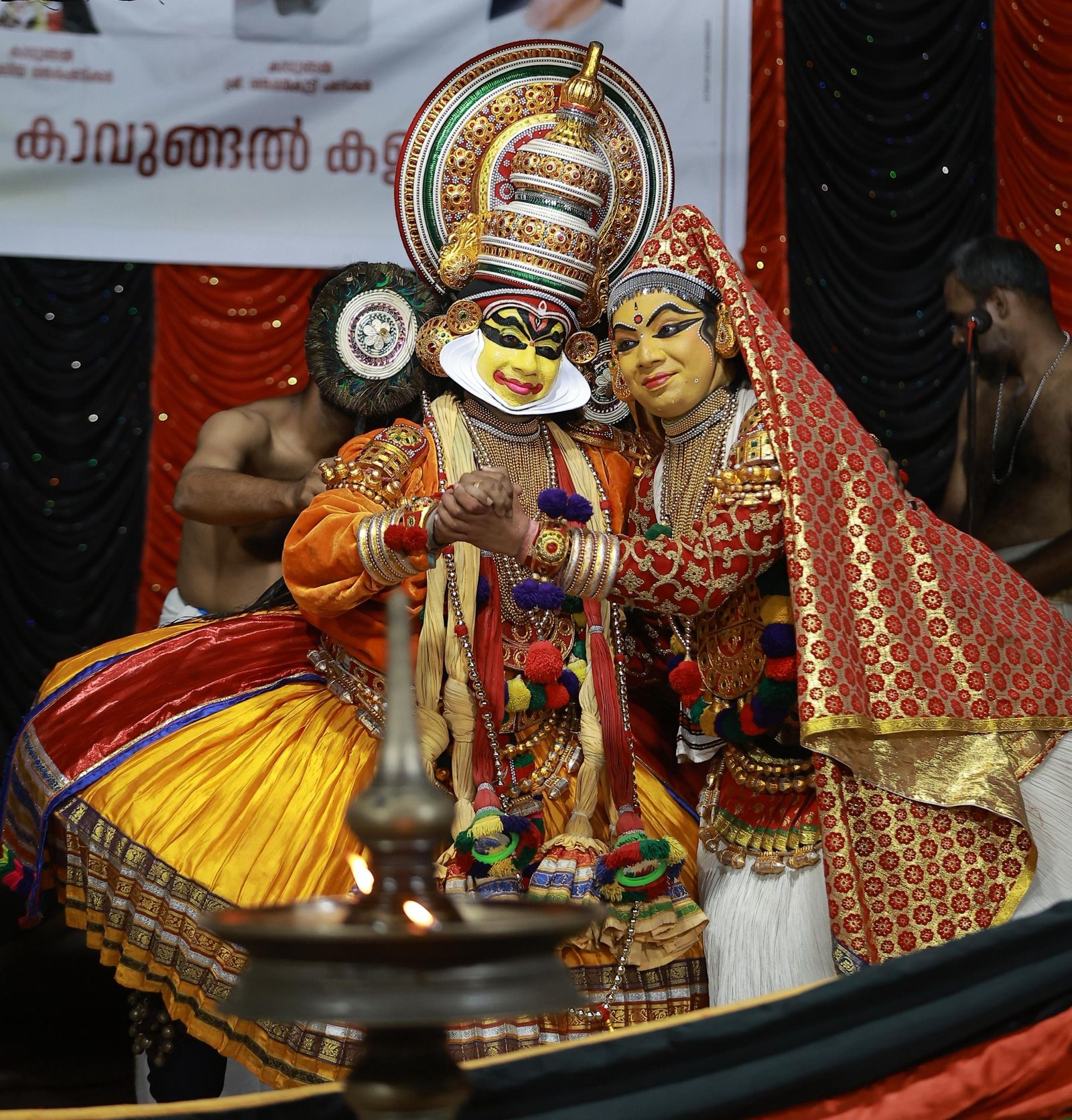  ദക്ഷയാഗം കഥകളിയിൽ കാവുങ്ങൽ രമേഷ് പണിക്കർ ശിവനായി അരങ്ങിലെത്തിയപ്പോൾ