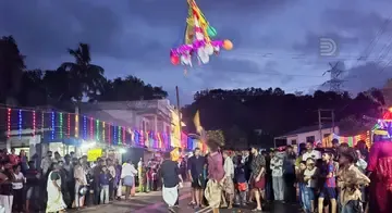 ഓണാഘോഷത്തോടനുബന്ധിച്ച് പുലരി ആർട്സ് ആൻഡ്  സ്പോർട്സ് ക്ലബ്ബിന്റെ ആഭിമുഖ്യത്തിൽ കുളത്തൂപ്പുഴ ഓന്ത്പച്ചയിൽ  നടന്ന ഉറിയടി മത്സരം.