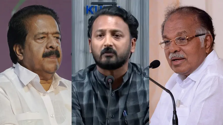 PJ Kurien Rahul Mankoottathil Ramesh Chennithala