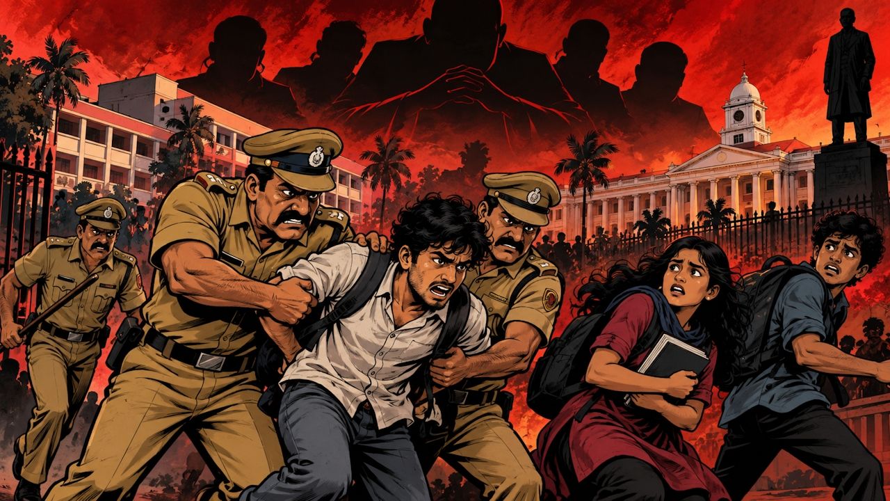 POLICE AGAINST SFI