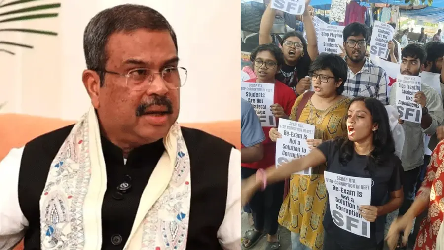 PRTEST DHARMENDRA PRADHAN SFI