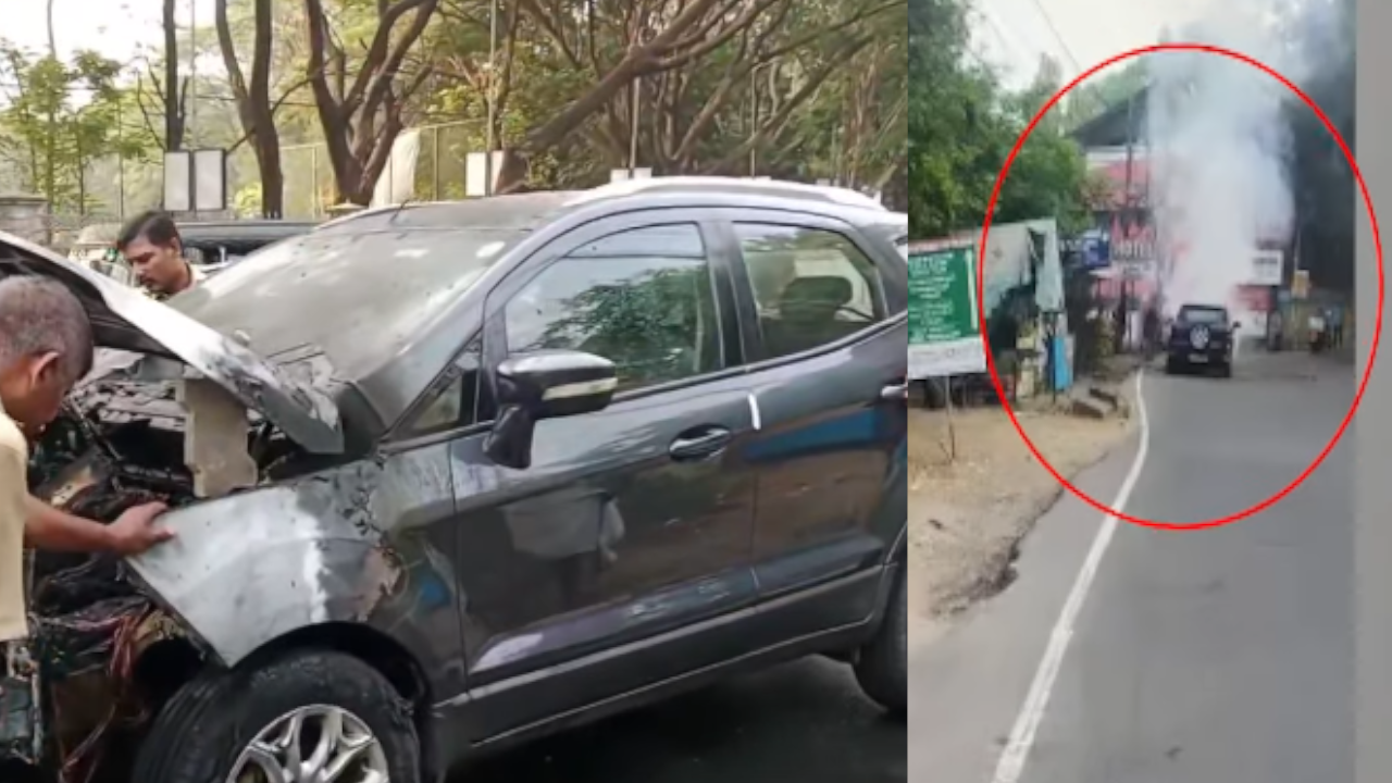 Palakkad car fired
