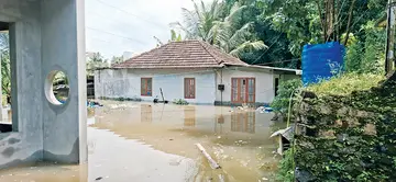 അങ്ങാടിക്കൽ കൊച്ചാദിശേരി ഭാഗത്ത് വീടുകളിൽ വെള്ളം കയറിയ നിലയിൽ