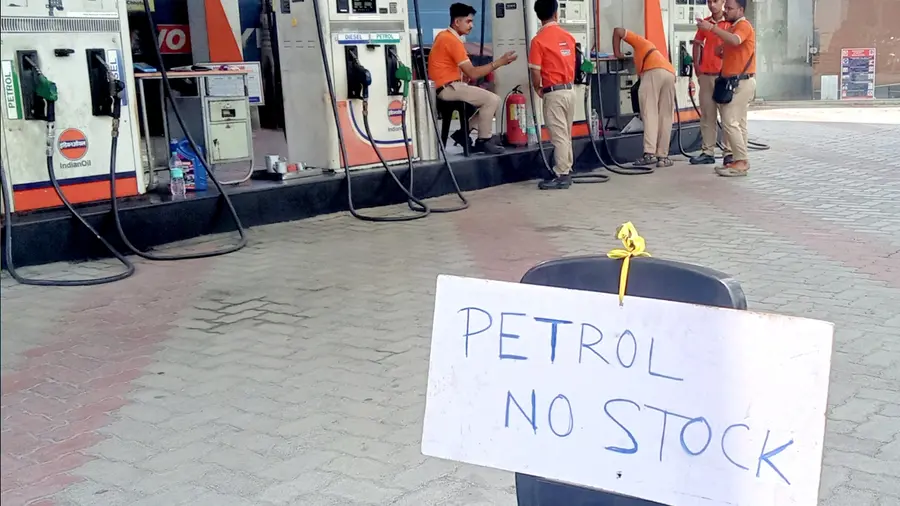 Petrol Pump No Stock