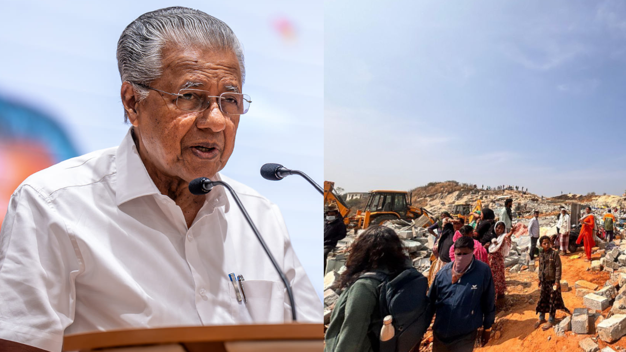 Pinarayi VIjayan on karnataka Demolition