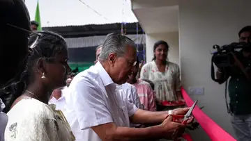 Pinarayi Vijayan Hands Over 'Snehaveedu' Key Devapriya