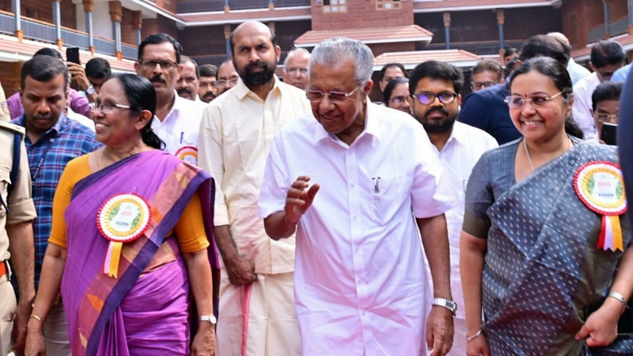 Pinarayi Vijayan K K Shaikaja Veena George