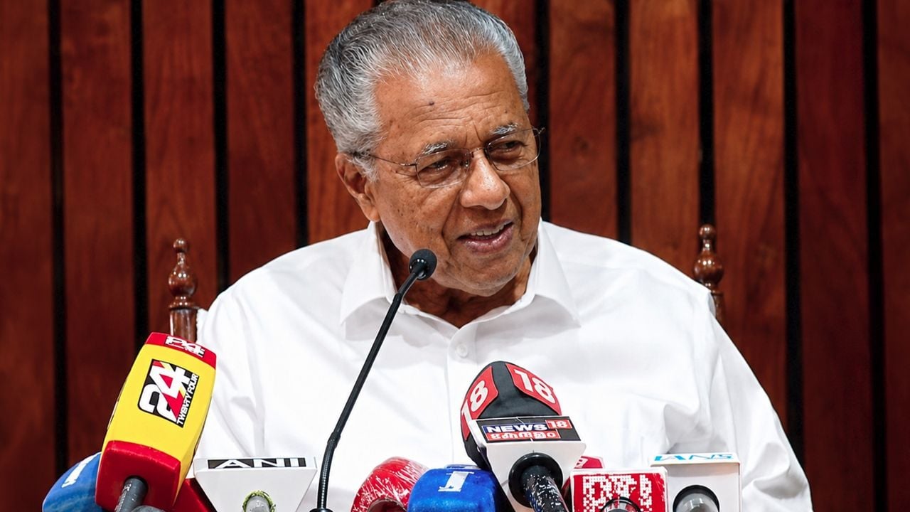 Pinarayi Vijayan Media Room Press Meet