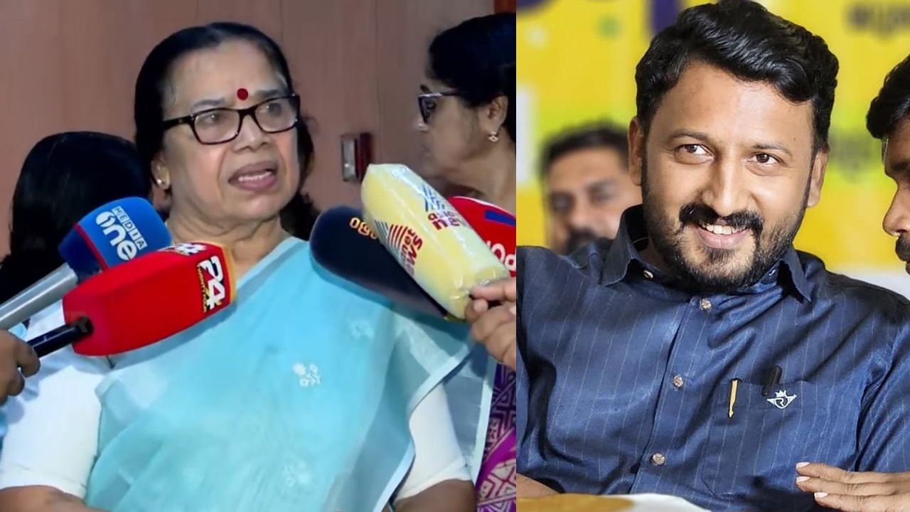 P k Sreemathi Rahul Mamkootathil