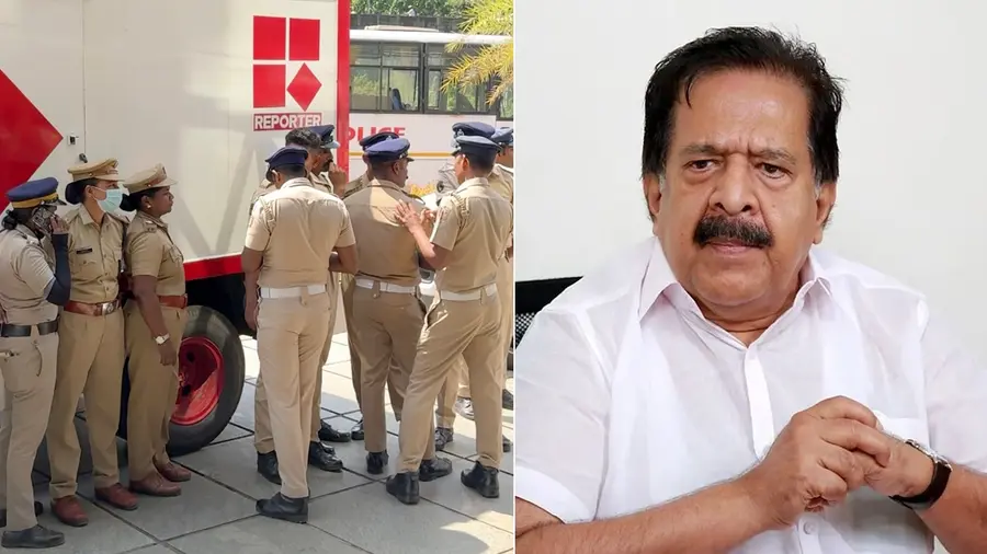 Police Action Reporter TV Ramesh Chennithala