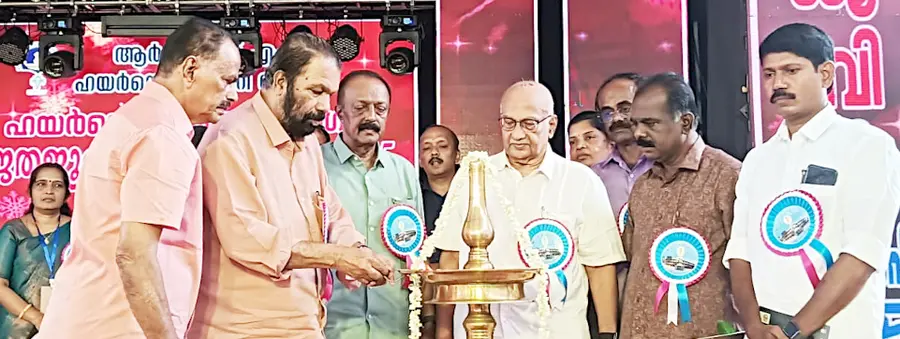 Minister V. Sivankutty inaugurates the silver jubilee celebrations of Prayar RVSM Secondary School Higher Secondary Section
