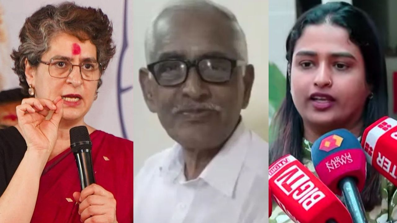 Priyanka Gandhi N M Vijayan Padmaja