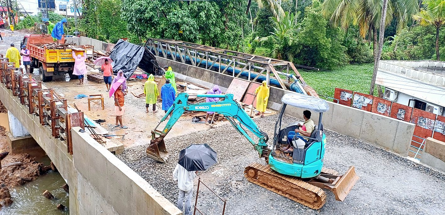 ബുധനാഴ്ച ഗതാഗതത്തിനായി തുറന്ന് നൽകുന്ന ചിറയ്ക്കൽ പാലം