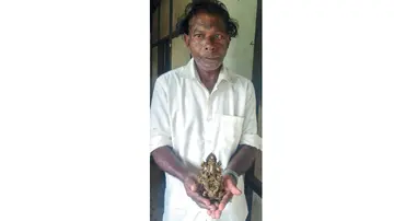 ഗണപതിരൂപം മോഷ്ടിച്ചയാൾ പിടിയിൽ