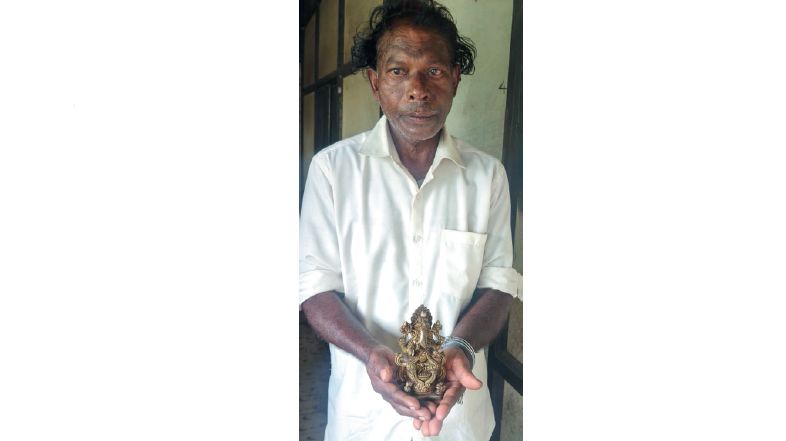 ഗണപതിരൂപം മോഷ്ടിച്ചയാൾ പിടിയിൽ
