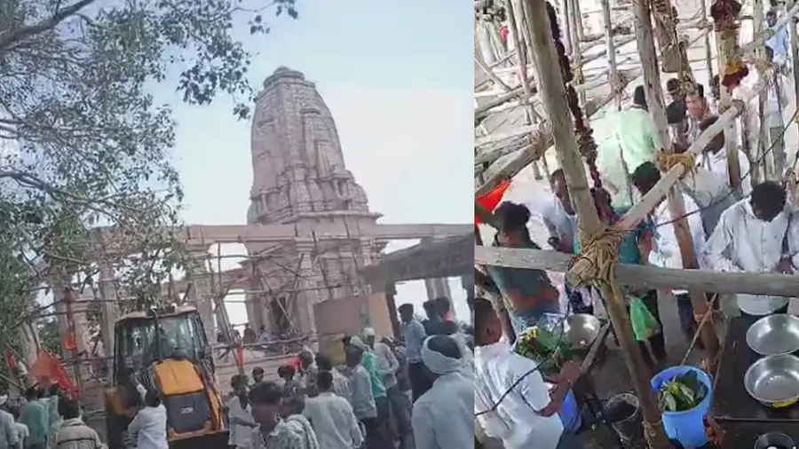 ROOF COLLAPSED MAHARASHTRA TEMPLE