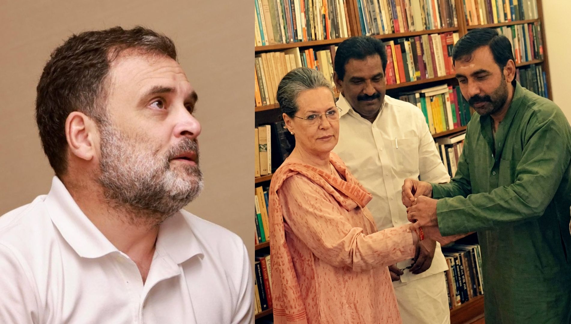 Rahul Gandhi Sonial Gandhi Unnikrishnan Potty