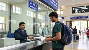  Railway Counter Ticket