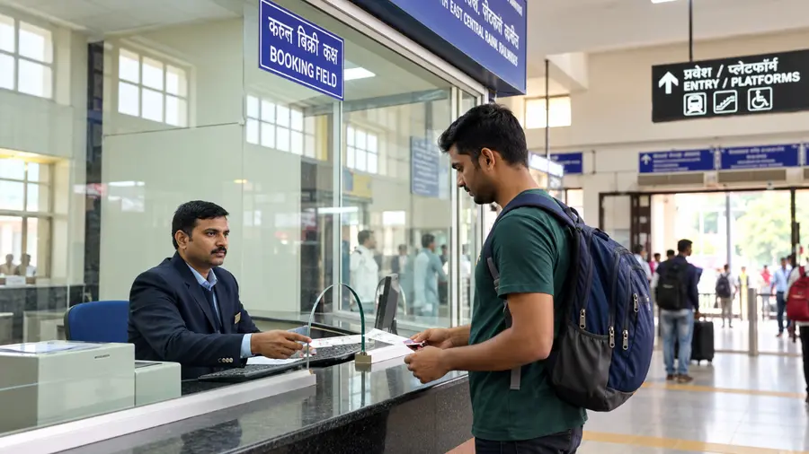 Railway Counter Ticket