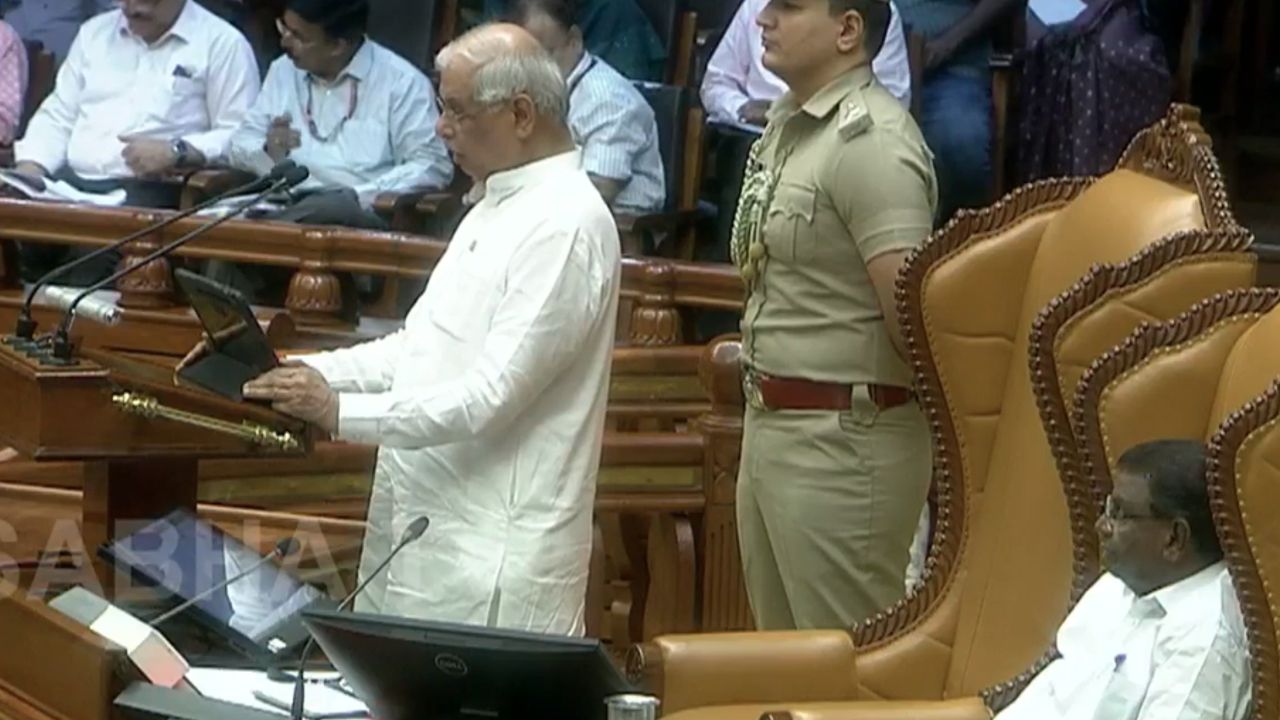 Rajendra Arlekar Delivers Policy Address of VD Satheesan Government