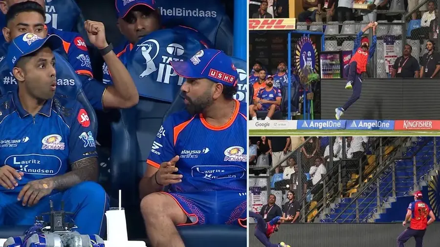 Rohit Sharma Suryakumar Yadav viral reaction on shreyas iyer catch
