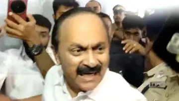 SATHEESAN ANGRY