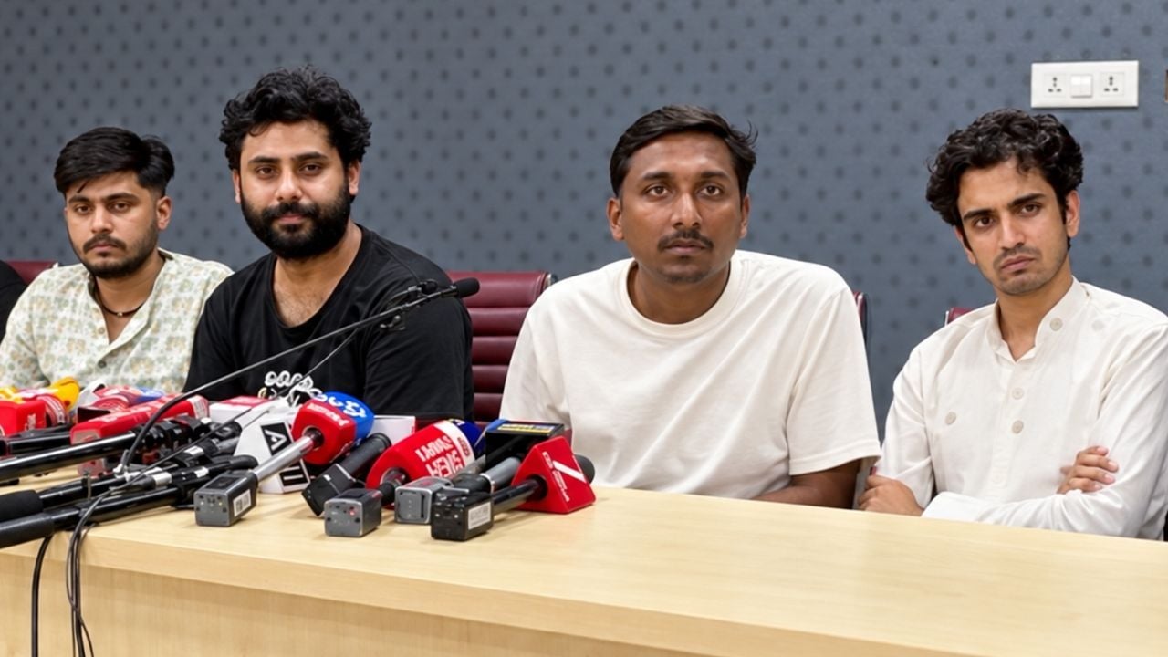 SFI CJP AISF Press Meet
