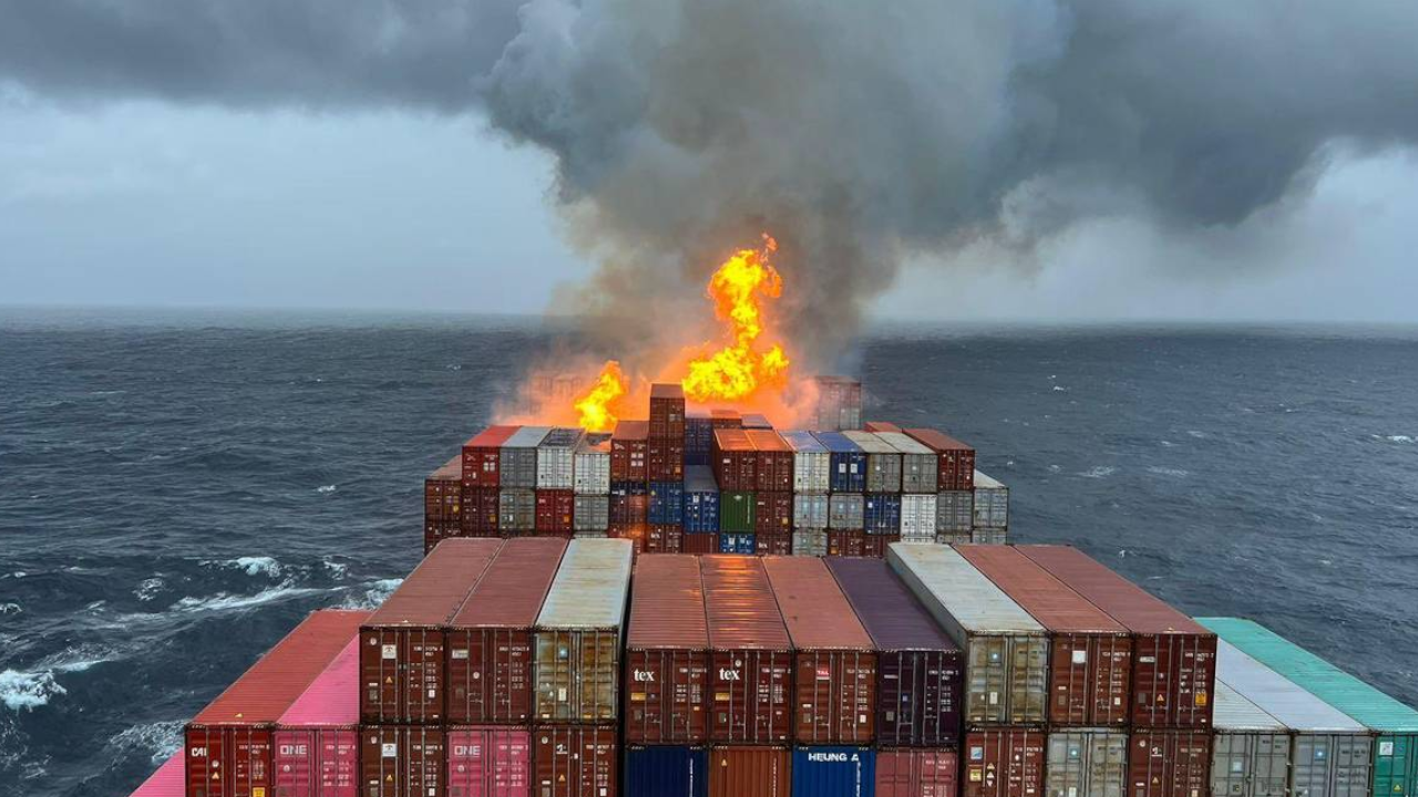 SHIP ACCIDENT FIRE