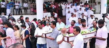 The accident happened when the car exploded while starting