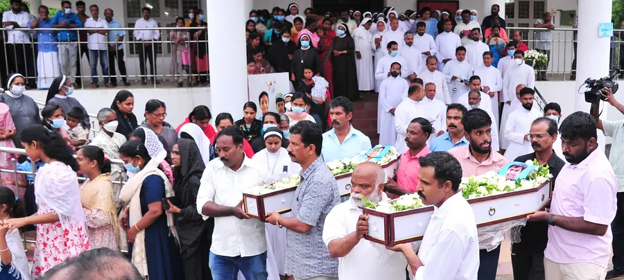 The accident happened when the car exploded while starting