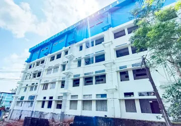 ജില്ലാ ആശുപത്രിയിൽ കിഫ്‌ബി ഫണ്ട് ഉപയോഗിച്ച് നിർമാണം പൂർത്തിയാകുന്ന പുതിയ ബ്ലോക്ക്