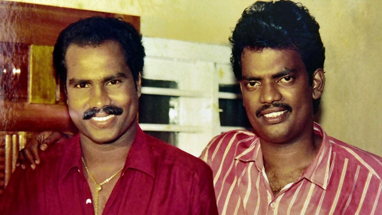 Salim Kumar with Kalabhavan mani