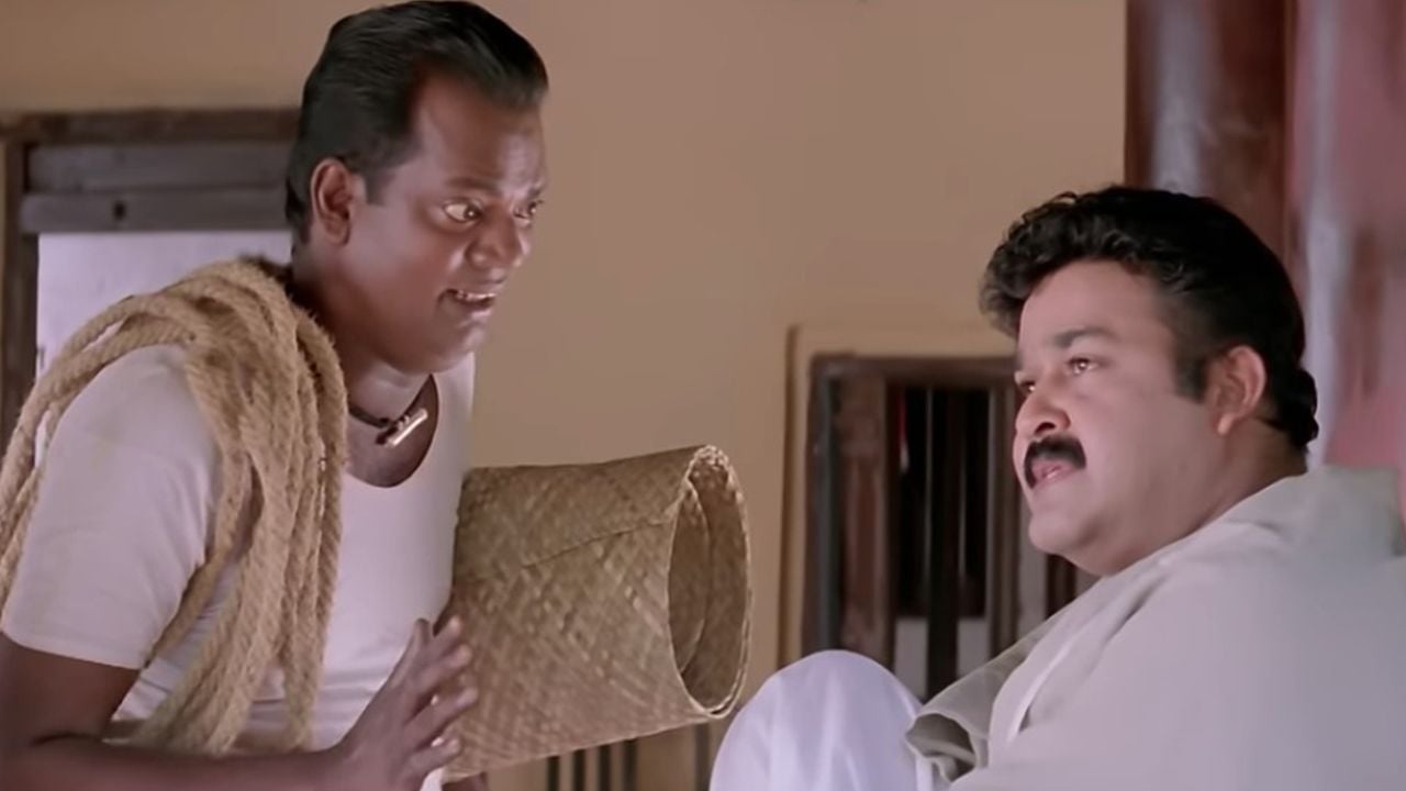 Salim Kumar with Mohanlal Kilichundan Mambazham