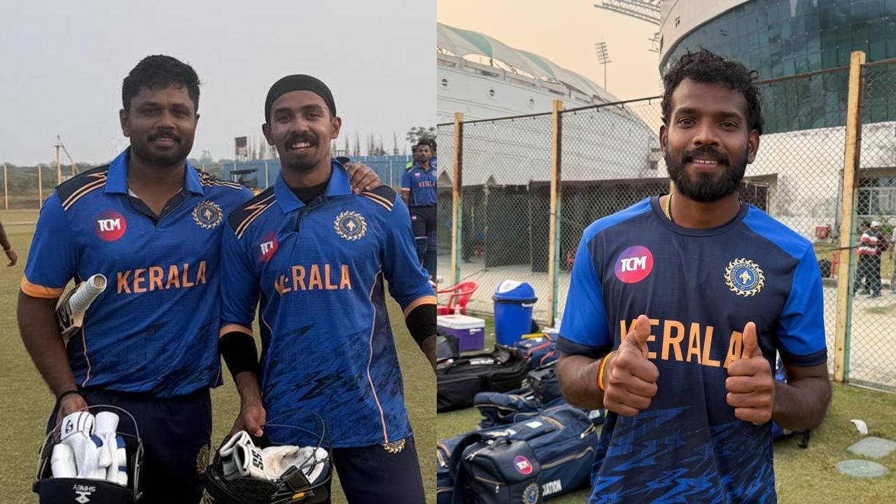 Sanju Samson Rohan Kunnummal M D Nidhees