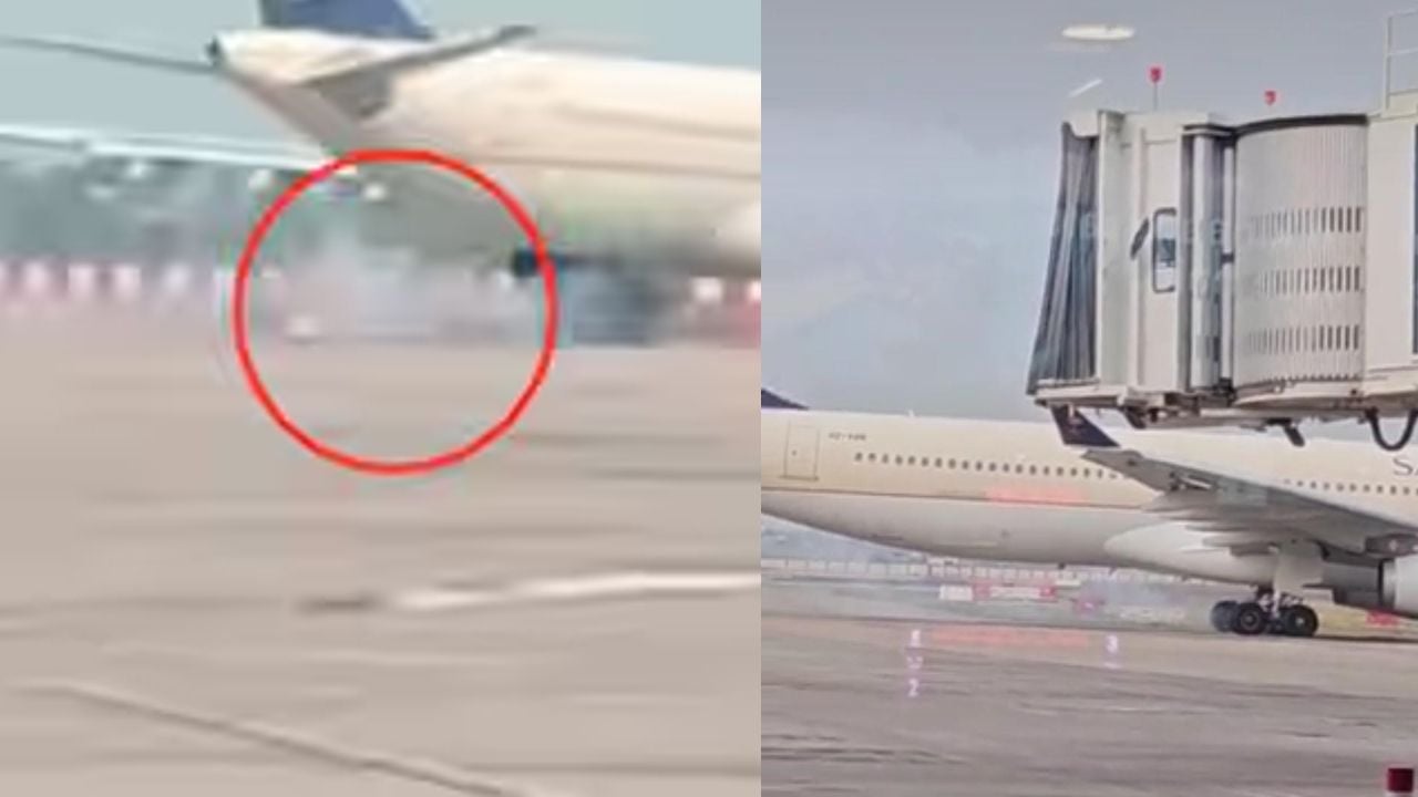 Saudi Flight gets spark at lucknow