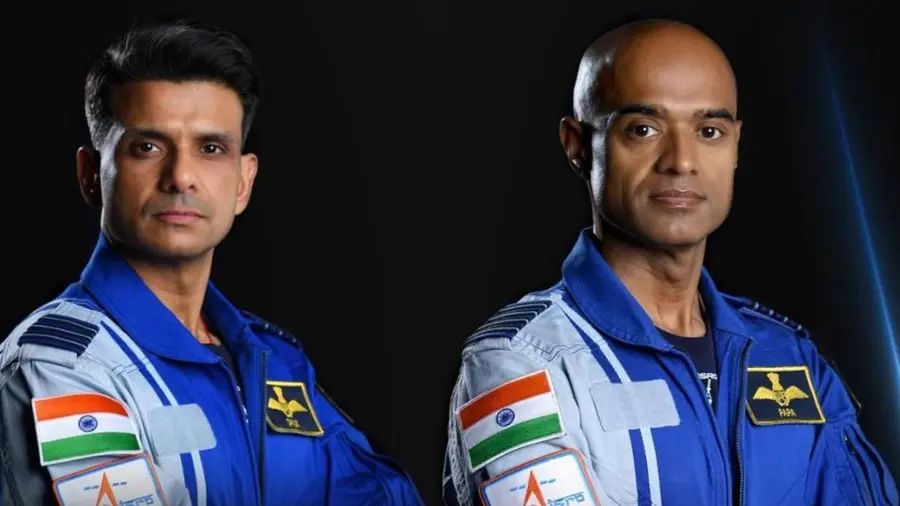 Shubhanshu Shukla, Prashanth Balakrishnan Nair.JPG