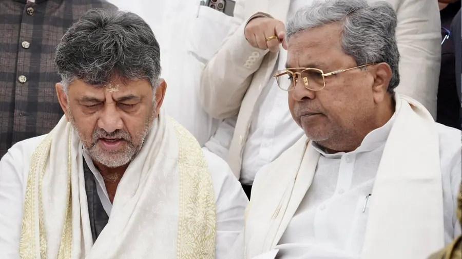  Siddaramaiah and DK Shivakumar