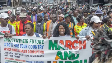 South Africa Protest