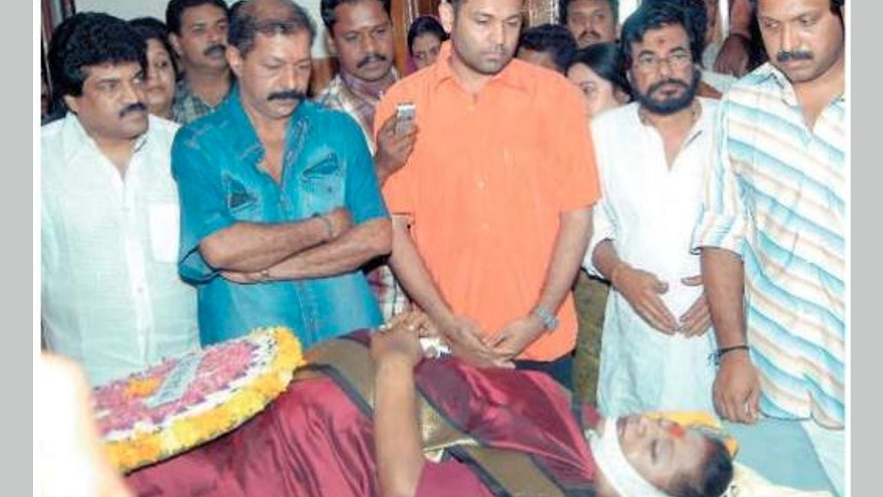Sreevidya deadbody
